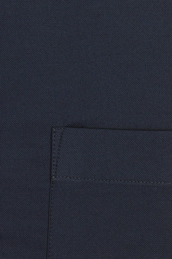 Navy Blue Self Textured Formal Shirt - Image 3