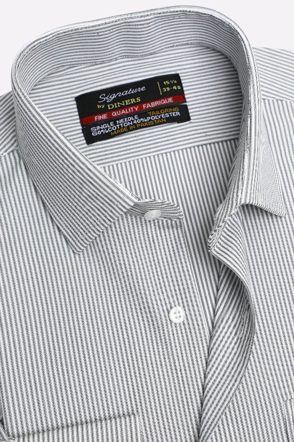 Black Stripes Formal Shirt - Image 2