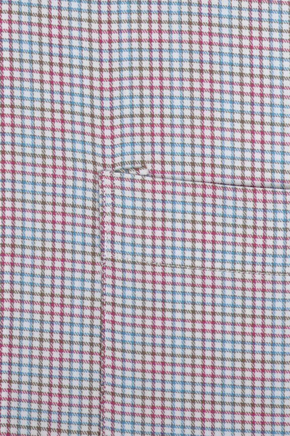 Multicolor Mini-Check Formal Shirt - Image 4