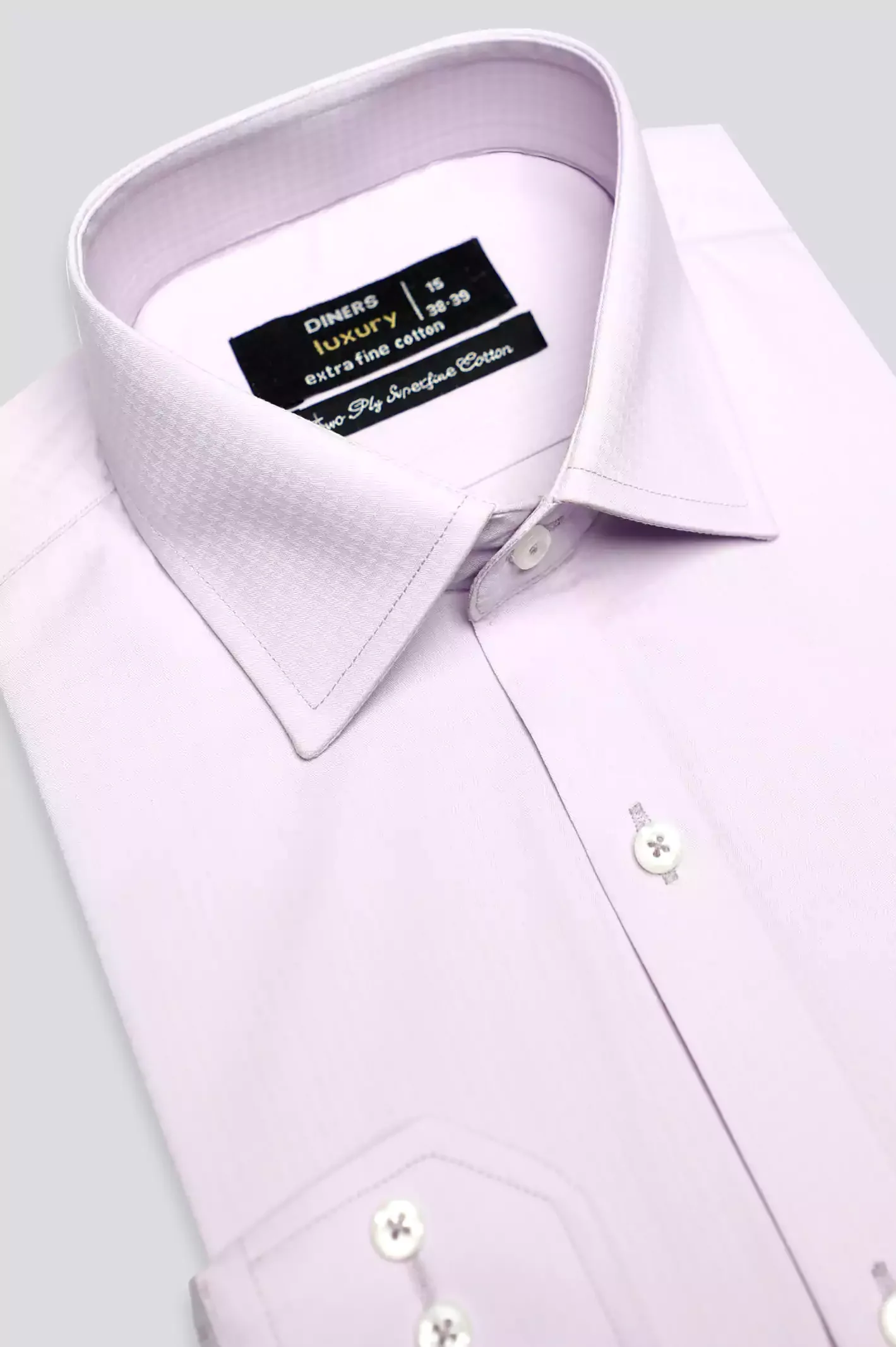 Purple Dobby Self Formal Shirt - Image 7