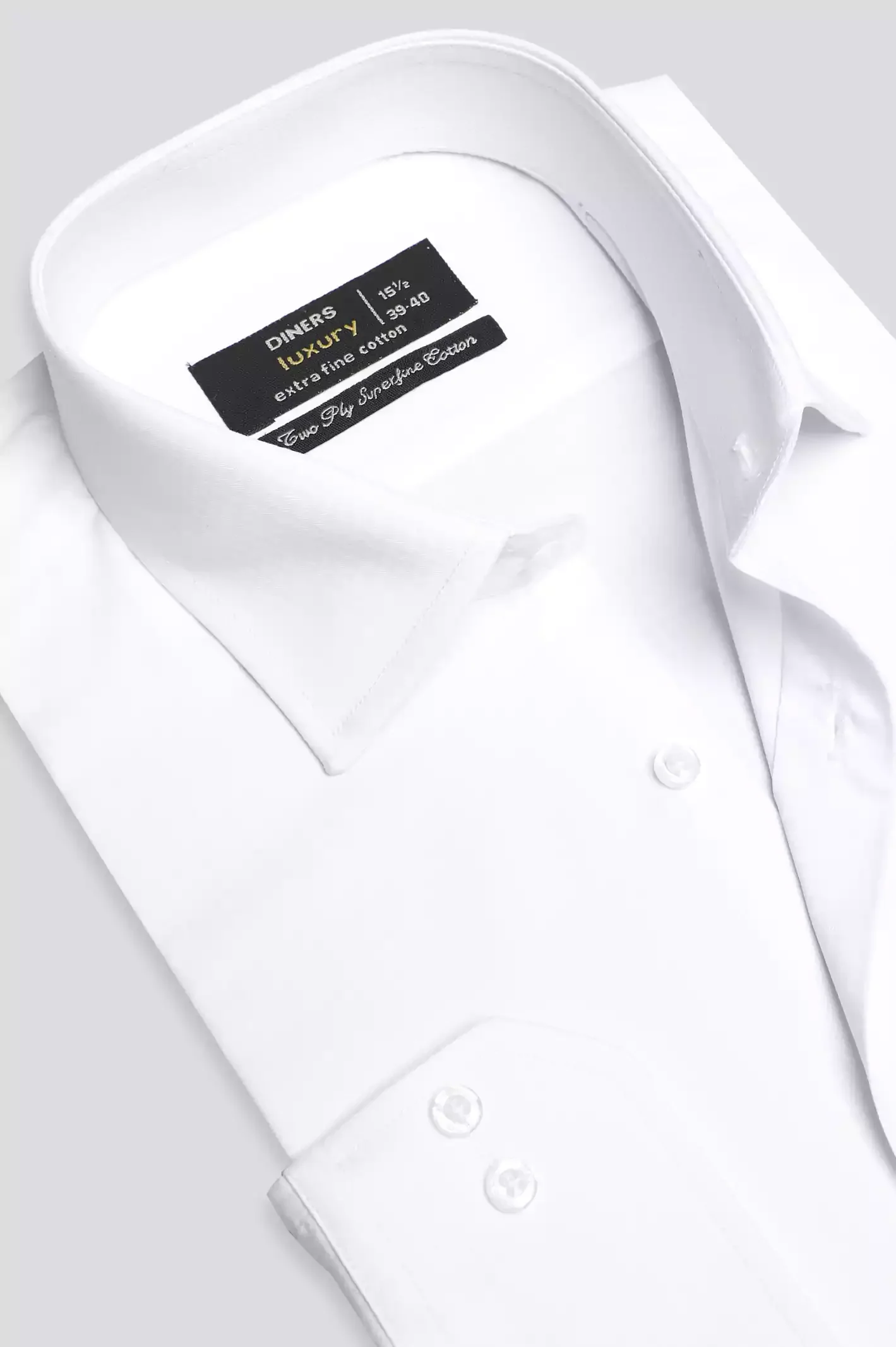 White Self Dobby Formal Shirt - Image 4