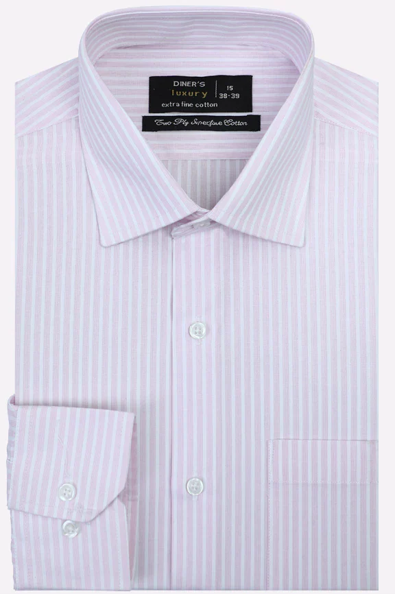 Pink Pinstripes Formal Shirt