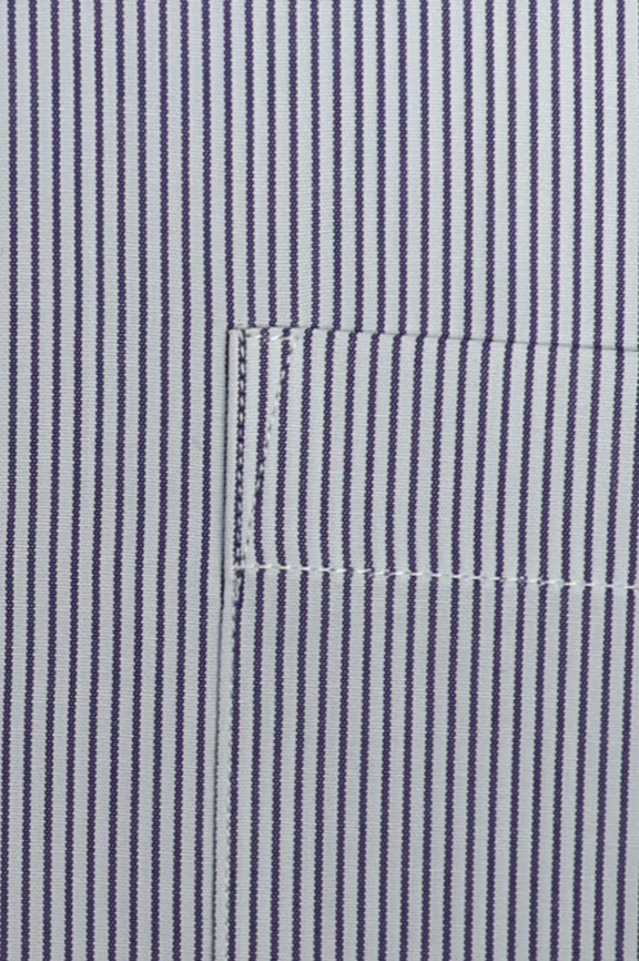 Purple Pinstripe Formal Shirt - Image 4