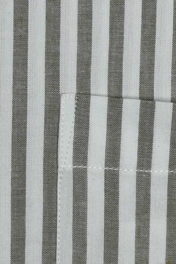 Green Bengal Stripes Formal Shirt - Image 4