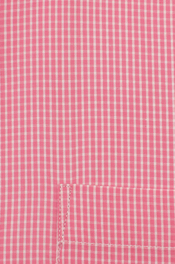 Pink Mini Check Formal Shirt - Image 4