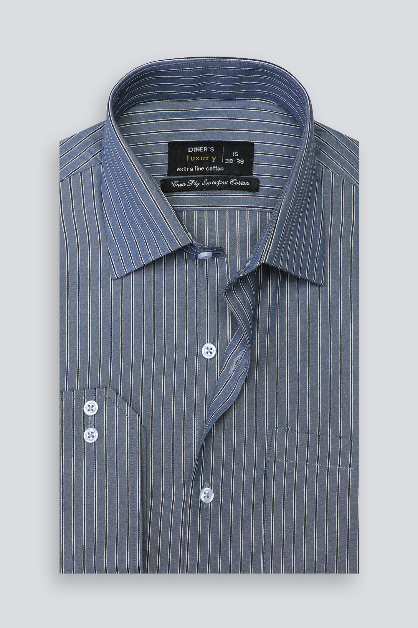 Multicolor Stripe Formal Shirt - Image 4