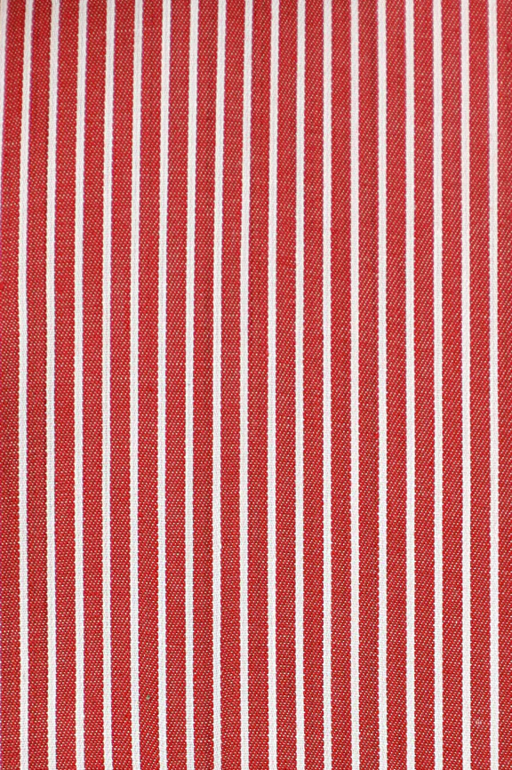 Red Pinstripe Formal Shirt - Image 4