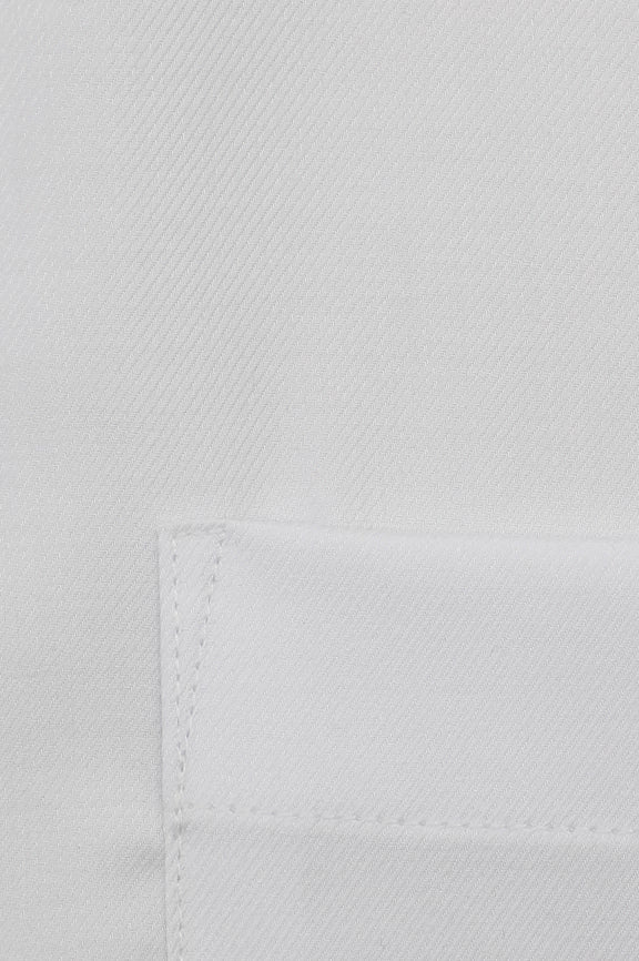 White Twill Textured Formal Shirt - Image 4