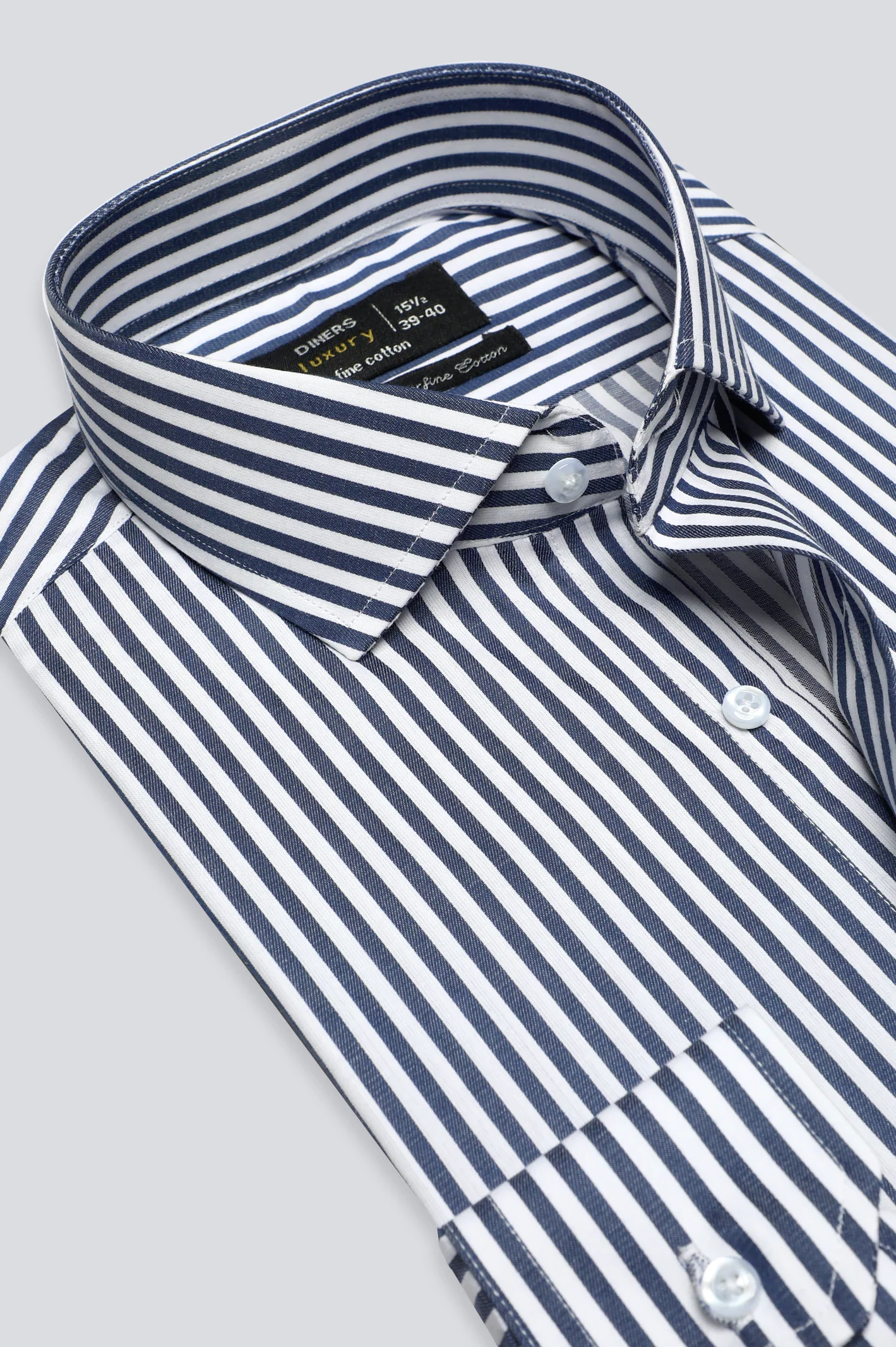 Blue Bengal Stripes Formal Shirt - Image 2