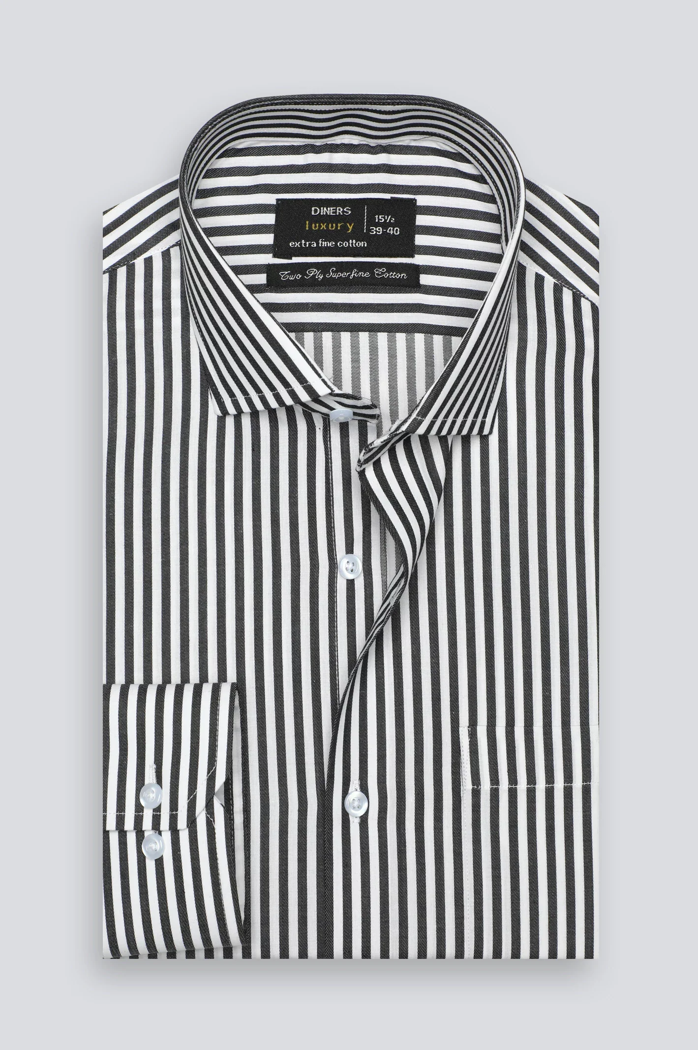 Black Bengal Stripes Formal Shirt - Image 4