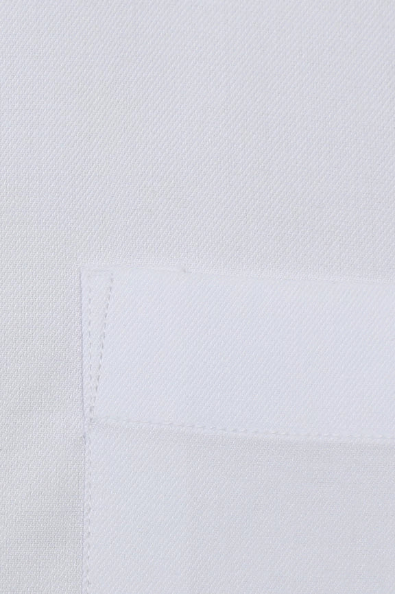 White Self Twill Formal Shirt - Image 4