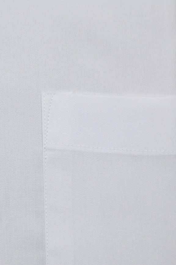 White Plain Formal Shirt - Image 4