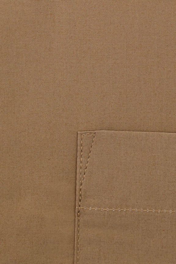 Brown Plain Formal Shirt - Image 4