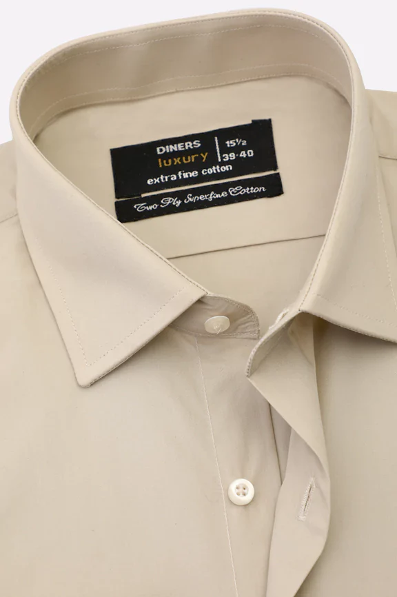 Fawn Plain Formal Shirt - Image 2