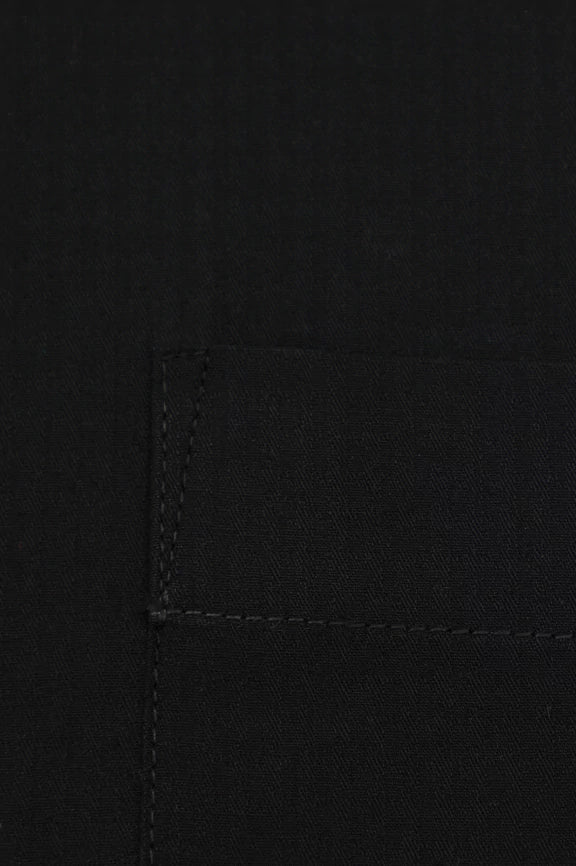 Black Self Textured Formal Shirt - Image 4