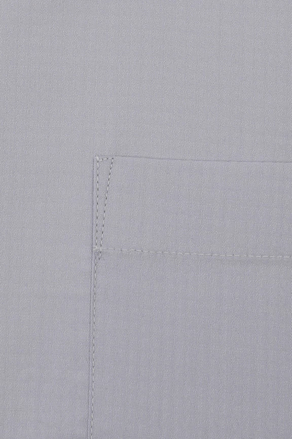 Grey Self Textured Formal Shirt - Image 4