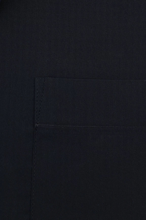 Navy Self Textured Formal Shirt - Image 4