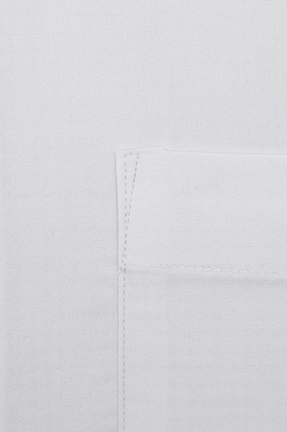 White Self Textured Formal Shirt - Image 4