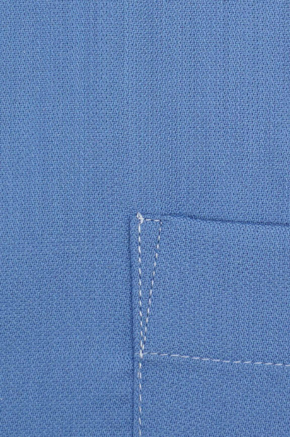 Blue Self Textured Formal Shirt - Image 4