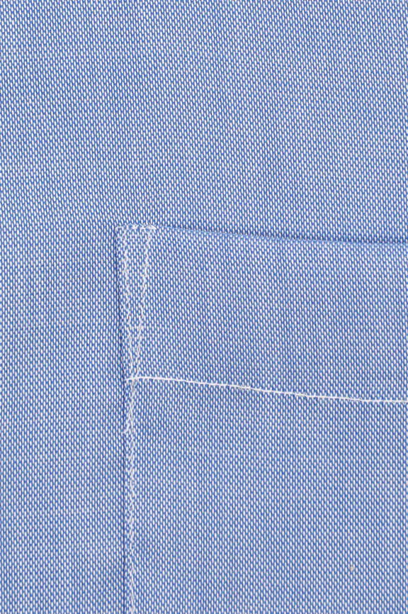 Blue Self Textured Formal Shirt - Image 4