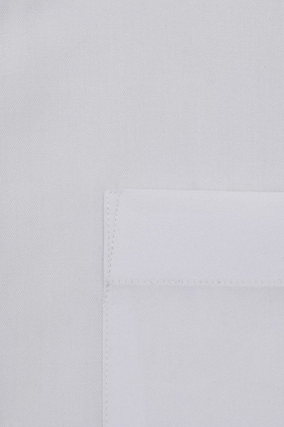 White Self Twill Formal Shirt - Image 3