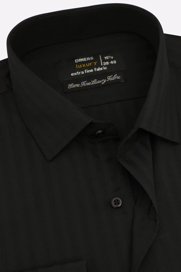 Black Stripes Formal Shirt - Image 2