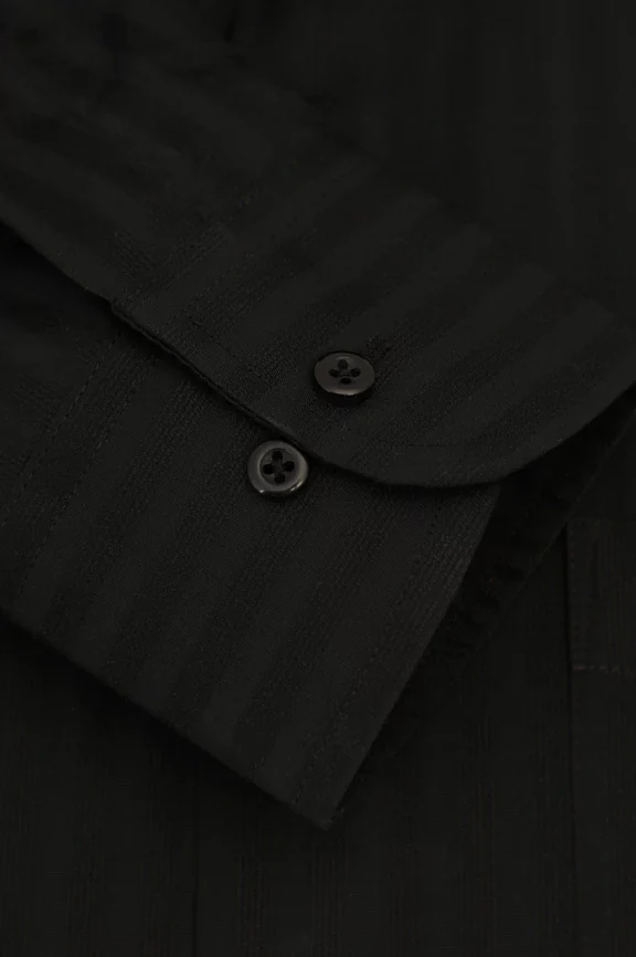 Black Stripes Formal Shirt - Image 3