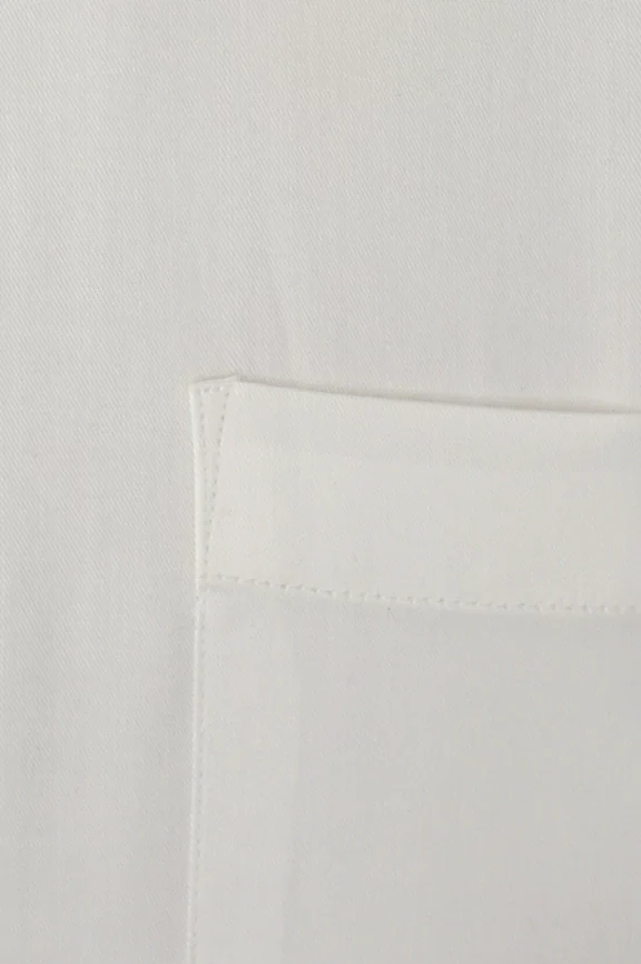 White Plain Formal Shirt - Image 4