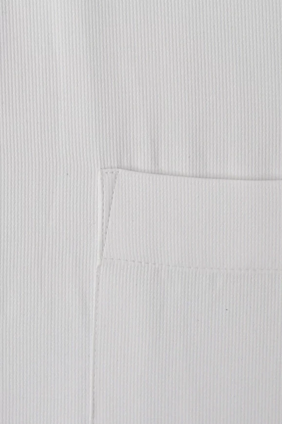 White Hairline Stripe Formal Shirt - Image 4