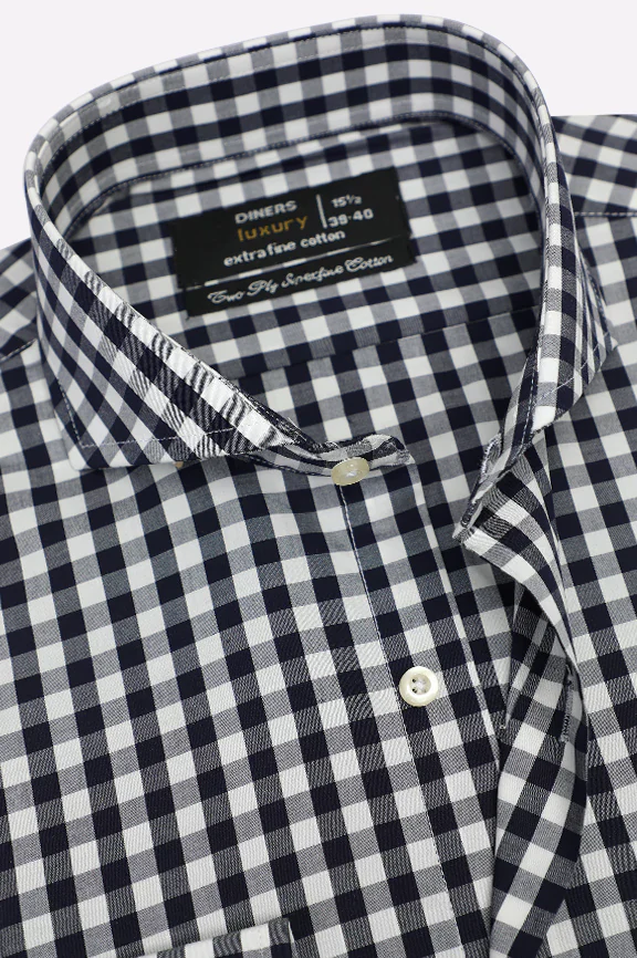 Gingham Check Formal Shirt - Image 2