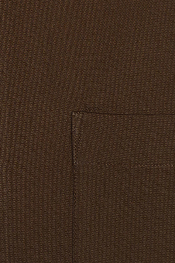 Brown Dobby Formal Shirt - Image 4