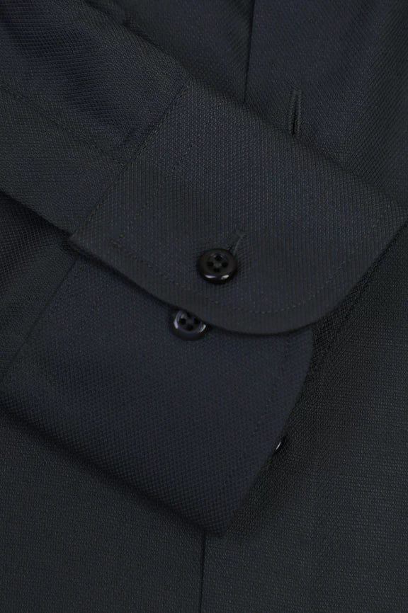 Dark Grey Dobby Formal Shirt - Image 3