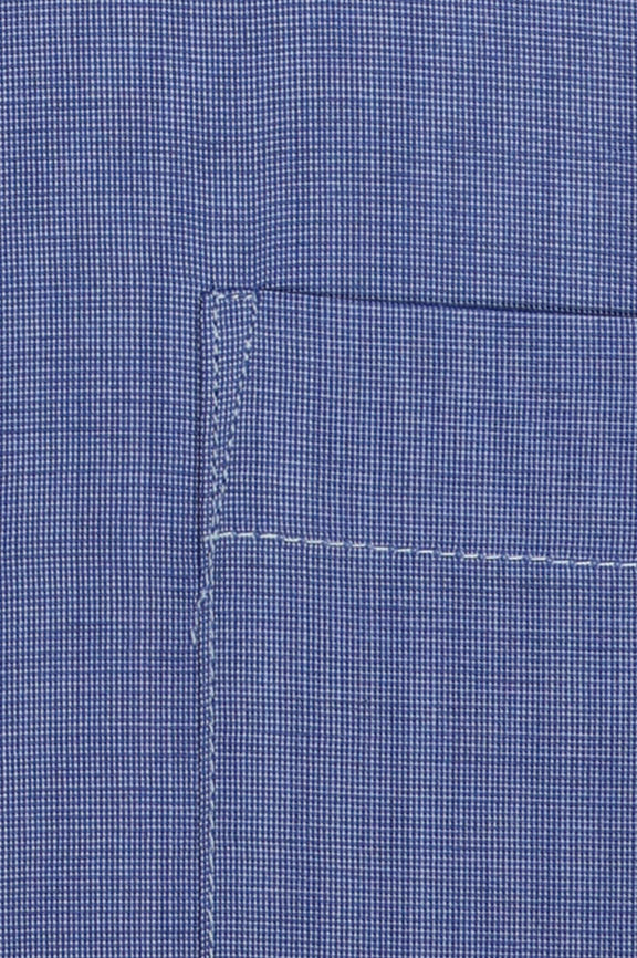 Blue Self Textured Formal Shirt - Image 4