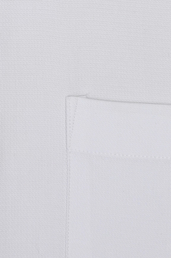 White Self Textured Formal Shirt - Image 4