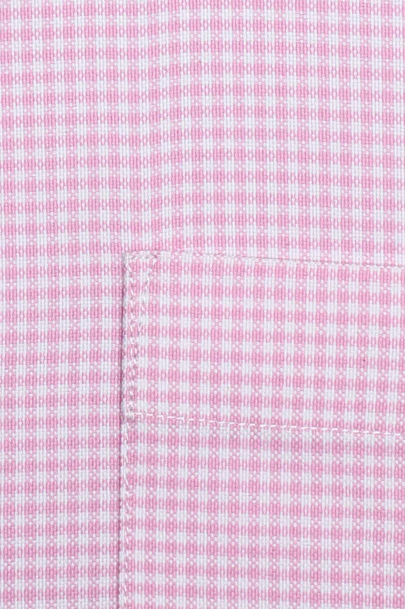 Pink Mini-Check Formal Shirt - Image 4