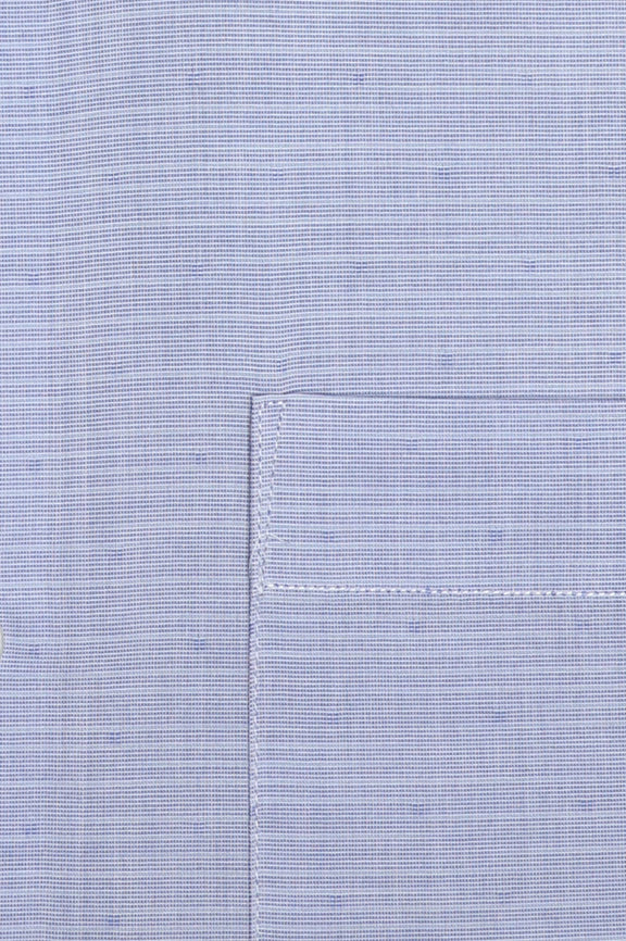 Blue Self Textured Formal Shirt - Image 4