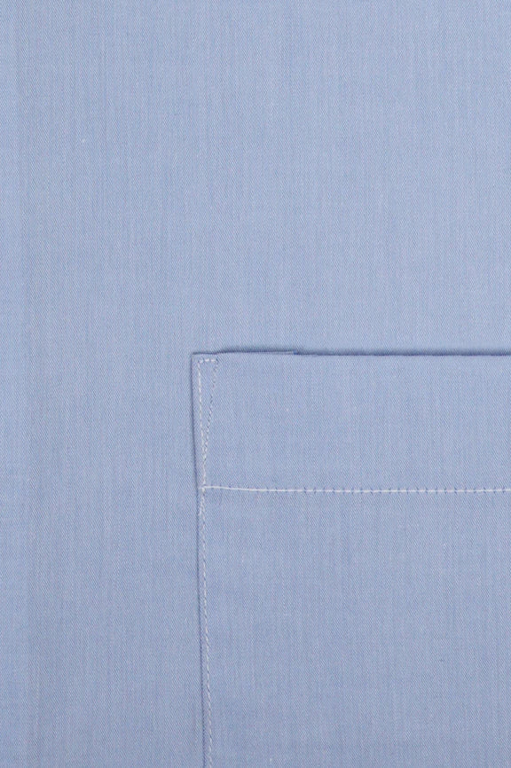 Sky Blue Self Twill Formal Shirt - Image 4