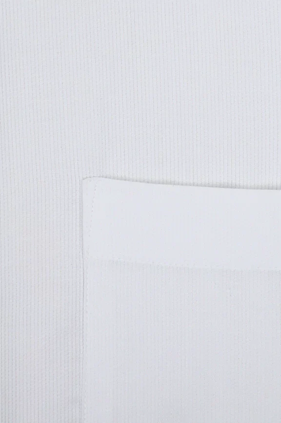 White Self Textured Formal Shirt - Image 4