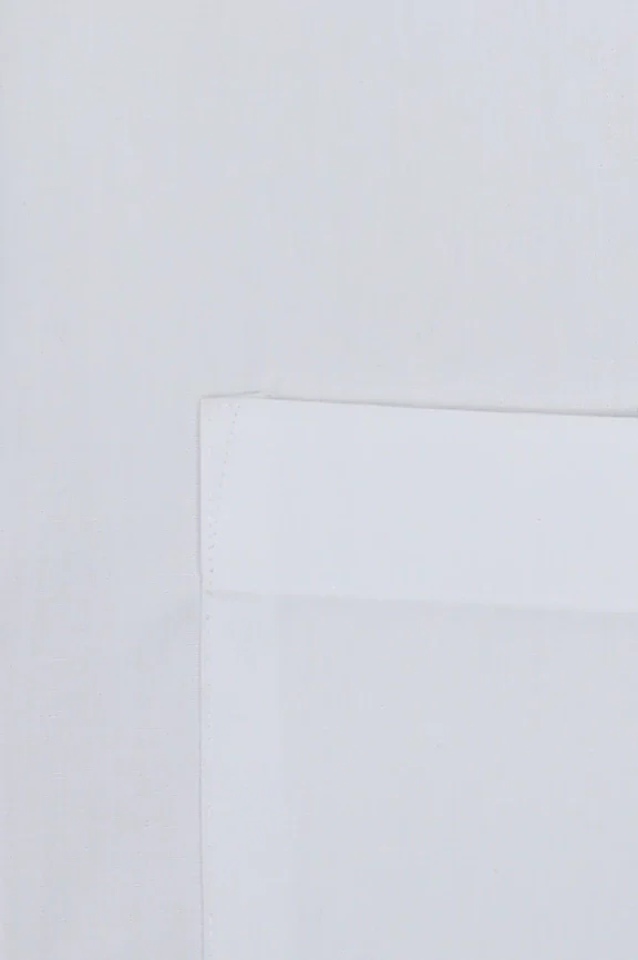 White Plain Formal Shirt - Image 4