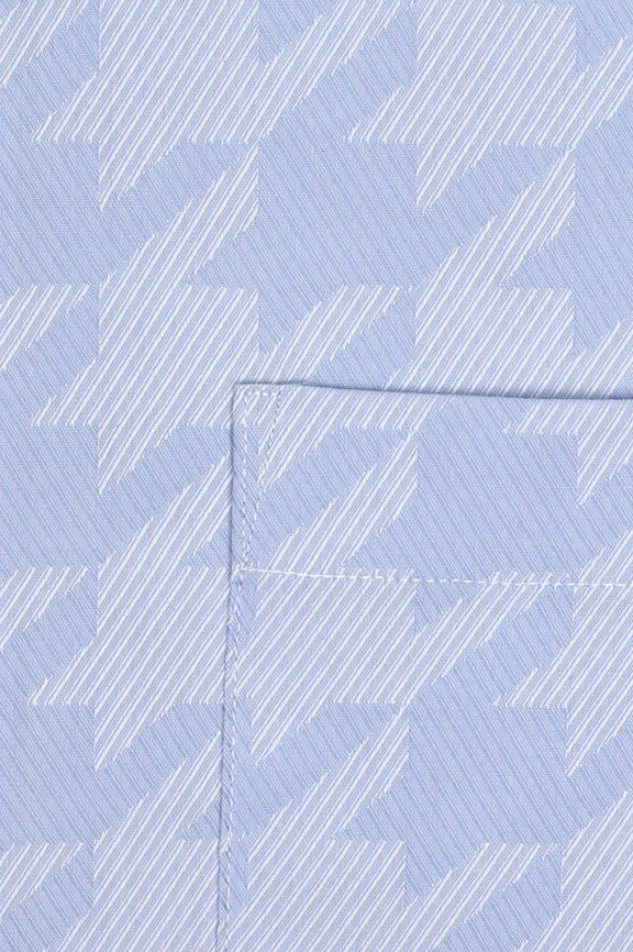 Blue Cotton Twill Weave Formal Shirt - Image 4
