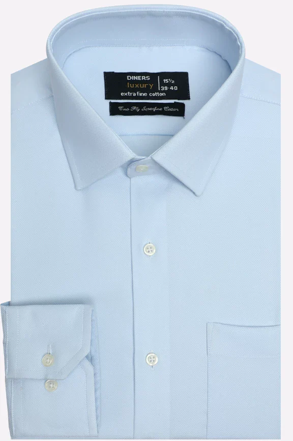 Sky Blue Dobby Formal Shirt