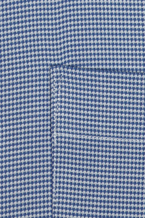 Blue Dobby Self Formal Shirt - Image 4