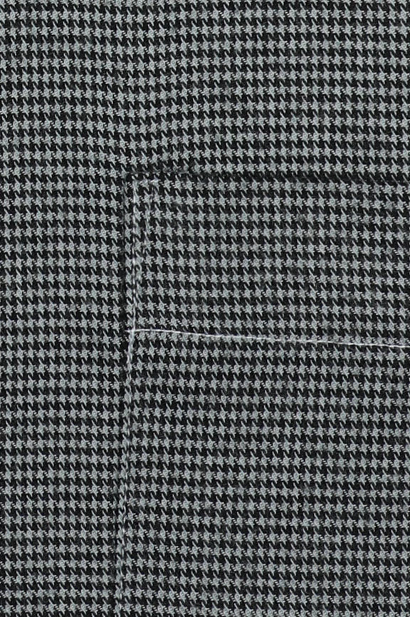 Black Houndstooth Check Formal Shirt - Image 4