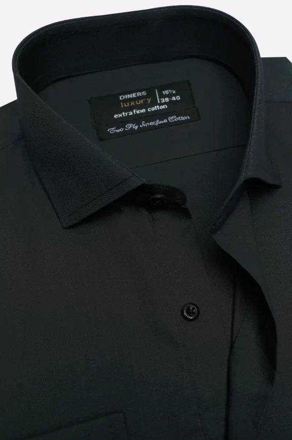 Charcoal Dobby Formal Shirt - Image 2