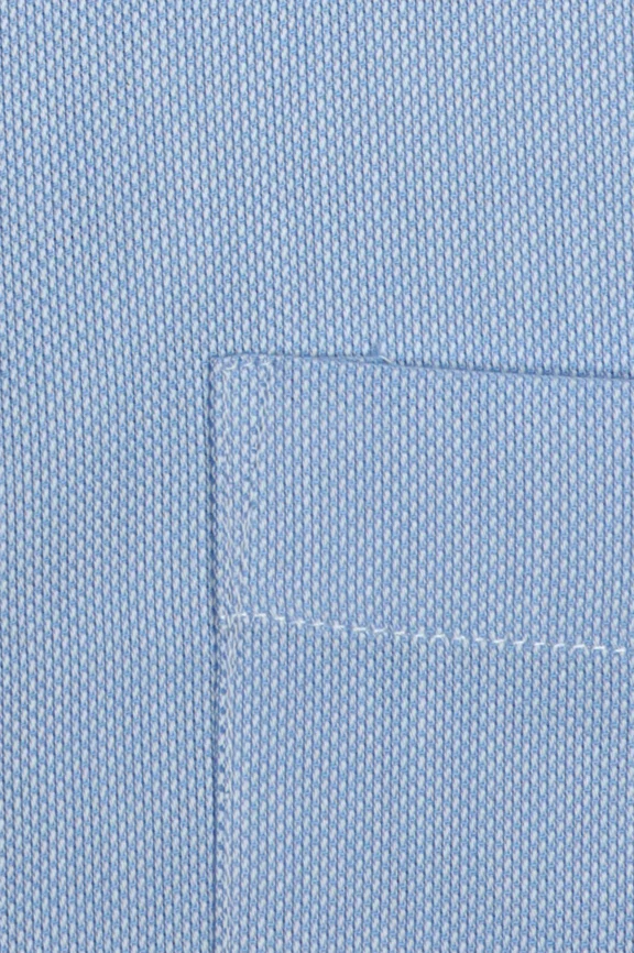 Blue Self Textured Formal Shirt - Image 4