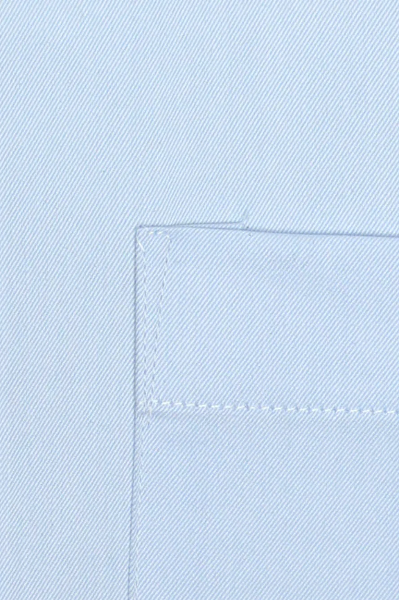 Sky Blue Self Textured Formal Shirt - Image 4