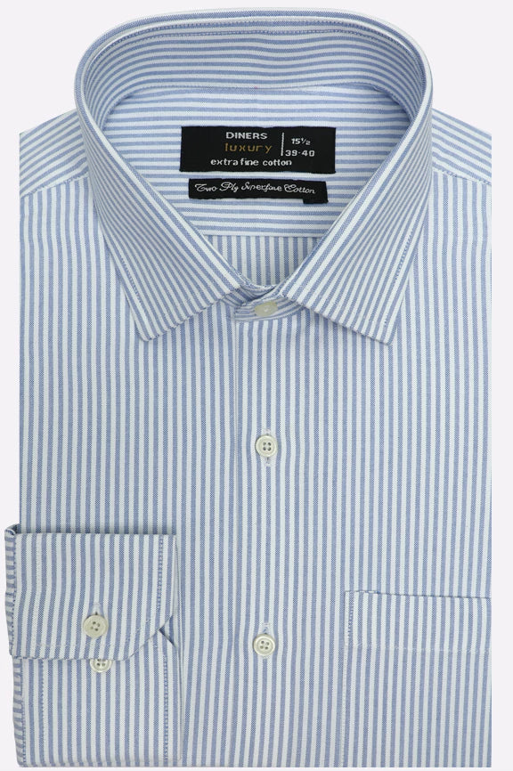 Blue Bengal Stripes Formal Shirt