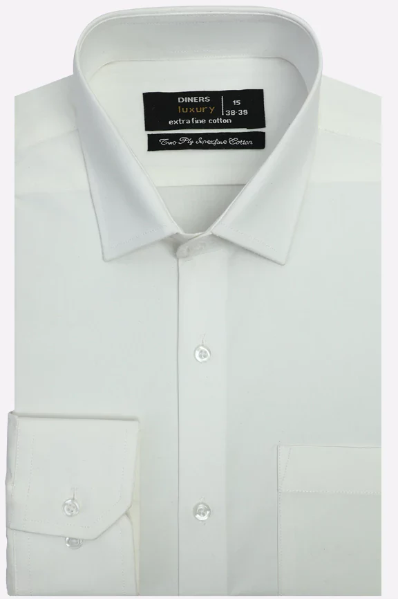 White Plain Formal Shirt