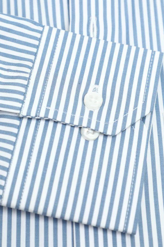 Blue Bengal Stripes Formal Shirt - Image 3
