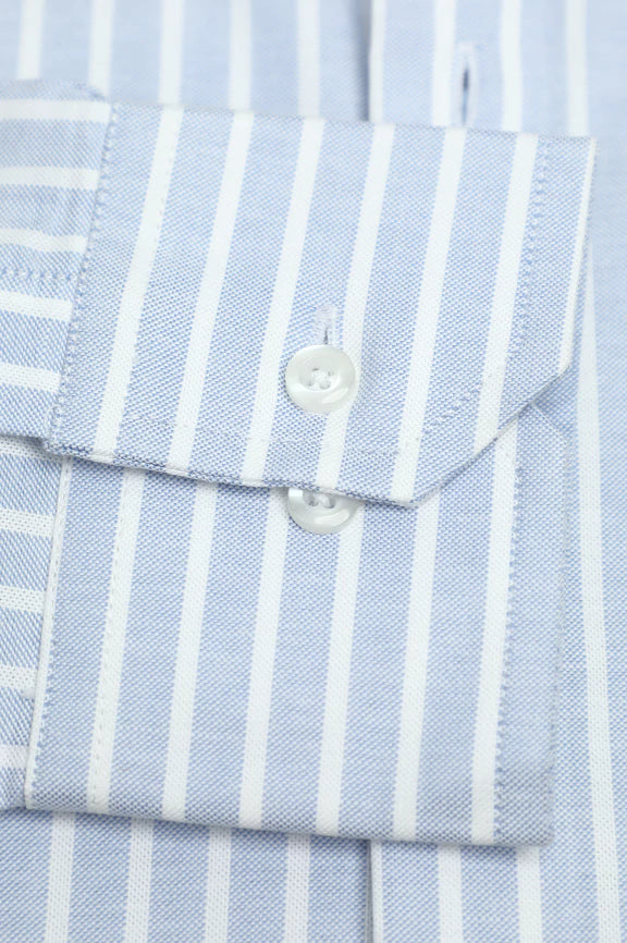 Blue Bengal Stipes Formal Shirt - Image 3
